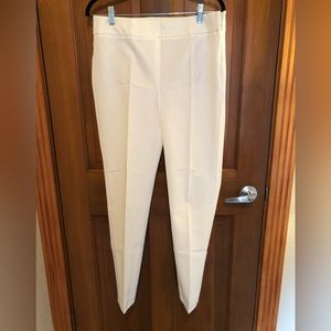 Talbots White Chatham Ankle Pants size 8